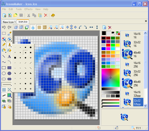 Free Icon Editor. Icon Maker Software.