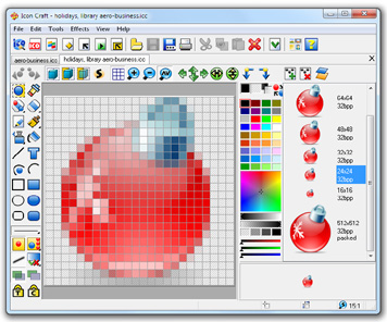 Screenshot vom Programm: Icon Craft