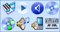 multimedia arrow icons