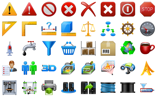 3d Printer Icons