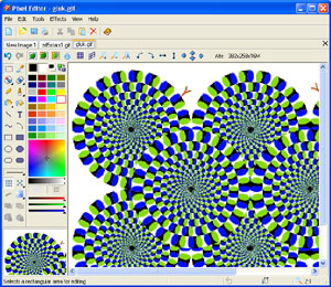 Screenshot vom Programm: Pixel Editor