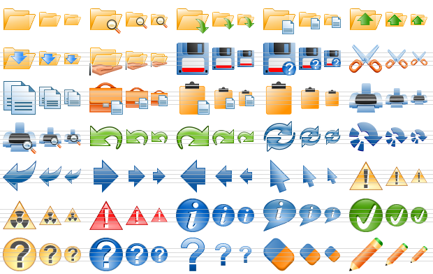 Software Toolbar Icons - part 1