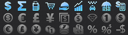 Business App Tab Bar Icons for iPhone
