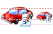 Car sale contract icons