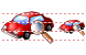 Car testing icons