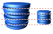 Blue chips icon Blue chips icons