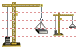 Building crane icon Building crane icons
