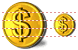 Dollar coin SH icon Dollar coin SH icons