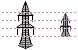 Electricity supply network icons