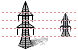 Electricity supply network SH icons