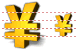 Gold Yen SH icon Gold Yen SH icons