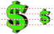 Green Dollar icons