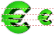 Green Euro icon Green Euro icons