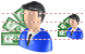 Personal loan icon Personal loan icons