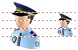 Policeman icons