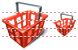 Red basket SH icon