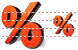 Red percent SH icon Red percent SH icons