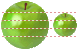 Green apple icons