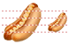 Hot dog icons