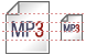 Mp3 document icon