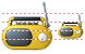 Radio set icon Radio set icons