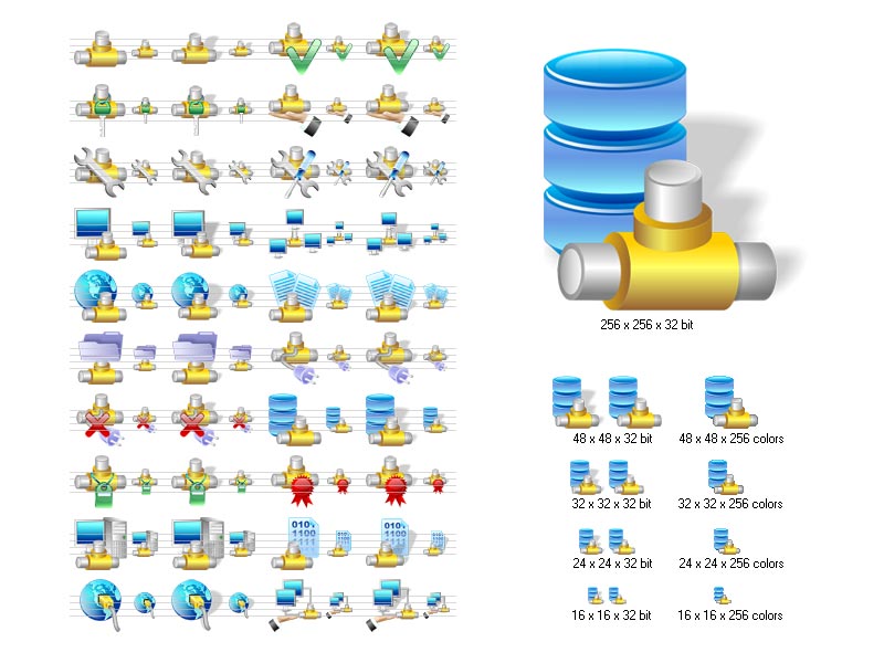 Vista Network Icon Library is a collection of network-related windows icons.