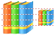 Book library icons