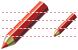Red pencil icons